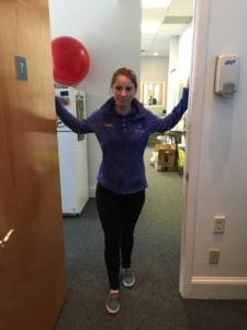 Pectoral Doorway Stretch for Rotator Cuff Injury