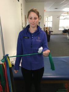 Standing External Rotation with Band for Rotator Cuff Injury
