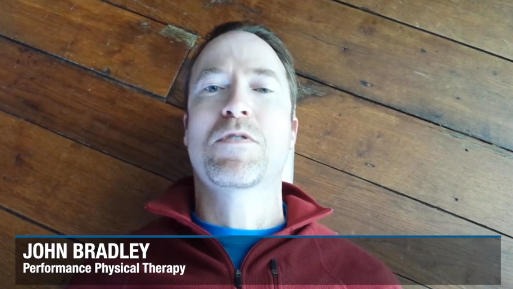 John Bradley Demonstrates His Go-To Stretch for Back Pain