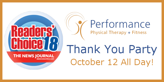 Readers' Choice Awards 2018 Thank You Party at Performance Physical Therapy