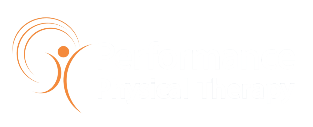 A logo of Performance Physical Therapy without background